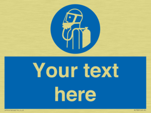 Custom use self contained breathing appliance